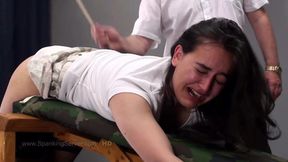 Yasmeena can't handle a day in the prison without caning