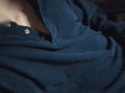 【射精】暗い部屋でオナニー自撮りした【オナニー】 I took a selfie of myself masturbating in a dark room