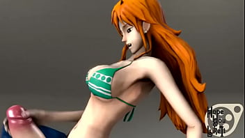 Nami futanari 3D SFM one piece