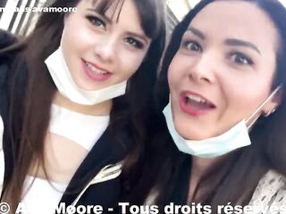 Ava Moore - we Suck a Student in the Shitter of a Park in Lyon with Luna Rival - PORNO REALITE