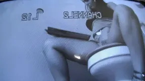 Glory Hole Whore Gets Her Face Fucked