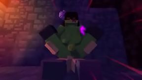 Zombie Girl Livia x Steve! Minecraft Animation (18 )