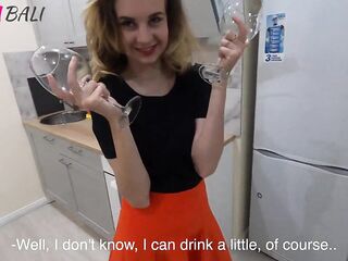 When my girlfriend was in shower I drilled her ally in nylons