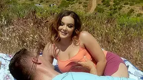 Busty American Darling Natasha Nice takes cock in her mouth and deep cleavage GP1241 - PornWorld