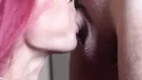MILF Gives a Blowjob and Gets Cum on Her Face