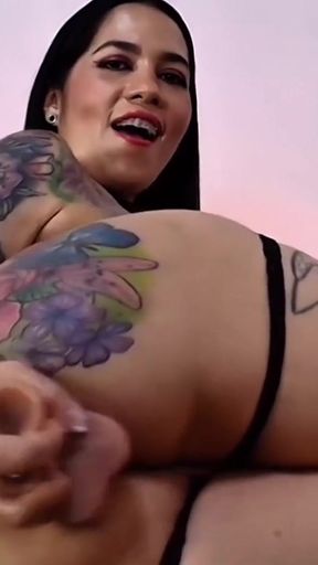 Nymphomaniac dirty real-time anal masturbation   Clip 1