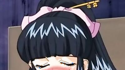 Big-titted anime couple takes loads of cum in multiple positions