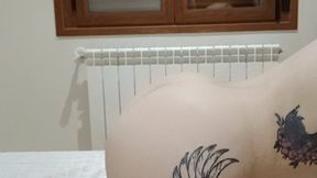 Watch this stunning Spanish redhead with big natural tits clip 7