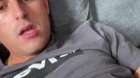 Cute German Twink Gets Cheesy with His Big Cock!