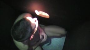 Twink sucks Stepdaddy in glory holes