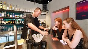 Hot Adventures: Bartender and Redhead Craziness in the Bar Bathroom