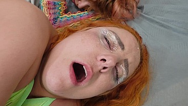 Nerd phat ass PAWGs in orgy
