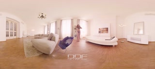 DDF Network VR - Stunning Euro Babe Zafira 360 Video Striptease