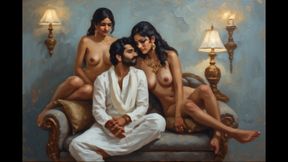 Indian aunty fucked by collage boys hardcore gangbang sex