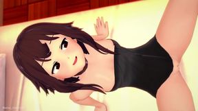 Hot Megumin Drops Towel for Passionate Infirmary Fucking in Uncensored Konosuba Hentai