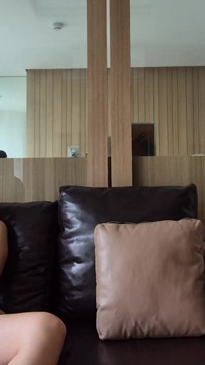 Emotional moment from &quot;I caught my stepsister masturbating and I was watching my stepsister and got really horny. Two girls&quot;