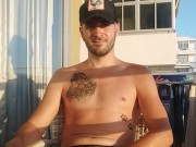 Jerking off in the balcony