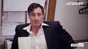 Roxxy X's Kinky Office Affair with Boss - Big Tits, Cumshot, Hardcore Fun