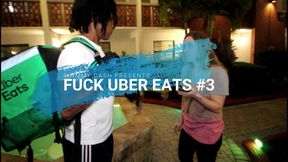 Fuck Uber Eats #3 - Petite Blonde MILF W/ Big Natural Tits Sucks the Black off Her Uber Driver and Swallows His Cum Load