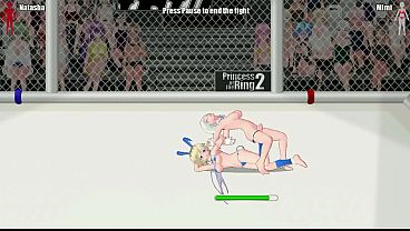 Lesbian ladies enjoy hot action in Princess of Ring 2 hentai game