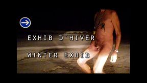 branle hard en plein hiver une nuit froide