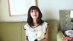 Japanese TS masturbates!