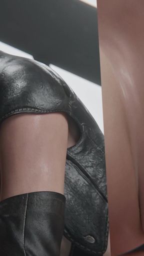 Yuffie Final Fantasy 7 Doggystyle Big Ass Fuck with Creampie - Tight Pussy 3D Hentai Animation