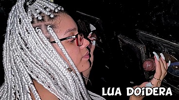 Fiz 6 machos gozarem pelo gloryhole na festa de swing com Corno Jr Doidera me comendo e ainda brinquei e chupei com varias outras picas