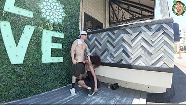 Petite Teen Ryder Rey Sunset Blvd Public Blowjob