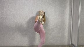 unrealistically strong and beautiful kicks in sneakers, and worship of sneakers