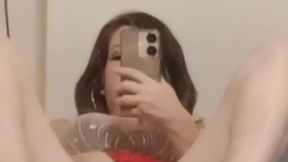 Mature Housewife Teasing in Sexy Home Outfit orange full video