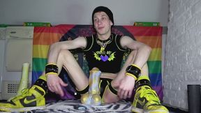 Solo toy riding! Come watch me play with my ass and stretching it