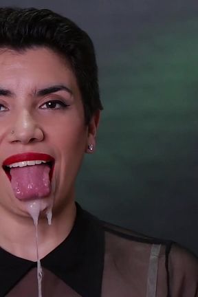 Hot Cum Dripping From Mouth