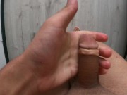 CUTE 18 TEEN BOY DESPERATELY HOLDS PEE BY SQUEEZING HIS COCK / MOANING PEE ORGASM
