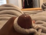 [IRL] (@berryguild) A little midday fun. Cock stroking handjob and hard cumshot!🍆💦