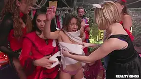 Kyle Mason In Halloween Orgy Horny Sex Video