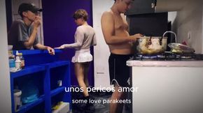 FEMBOY FUCKS HER BOYFRIEND'S BEST FRIEND BEHIND HIS BACK