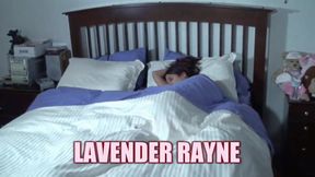 Lavender Rayne masturbates in bed
