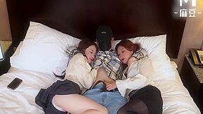 Business Trip, Lewd Threesome With Subordinate At Hotel