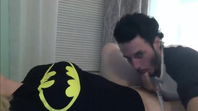 Trans bombshell getting blown by a eroused dude