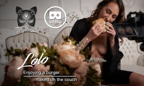 Enjoying A Burger, Naked Softcore Beautiful German Amateur