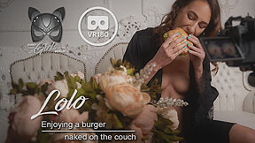 Enjoying A Burger, Naked Softcore Beautiful German Amateur