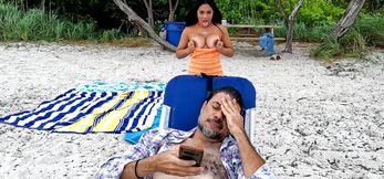 Busty Latina's Outdoor Date