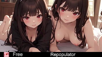 Anime babe pops her cherry in adult game platformer
