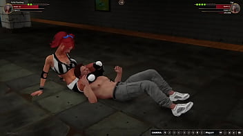 Polly Plaything VS Gigi (Naked Fighter 3D)