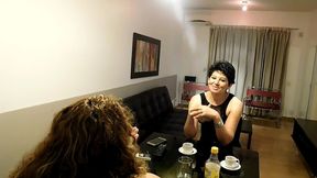 charlando con la psicologa sobre mi trio con mi ex marido y su hijastro
