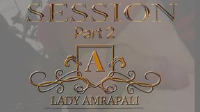 Session Part 2 Total lenghts 8:41 minutes Pegging Nylon Handjob Fucked Strap On Dildo StrapOn Anal Bdsm Slave LADY AMRAPALI  Herrin Mistress Domina