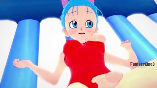 young Bulma having sex on the beach hentai bikini | Dragon ball | uncensored hentai