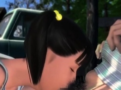 Amateur teen girlfriend enjoys a big cock