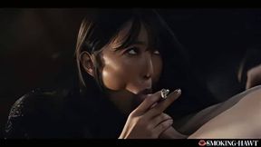 Smoking Emiri Momota - Smoking Hawt
